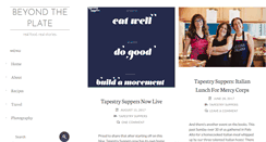 Desktop Screenshot of beyondtheplate.net