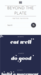 Mobile Screenshot of beyondtheplate.net
